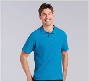 Softstyle adult double piqué polo