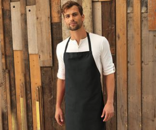 Full bib apron no pockets