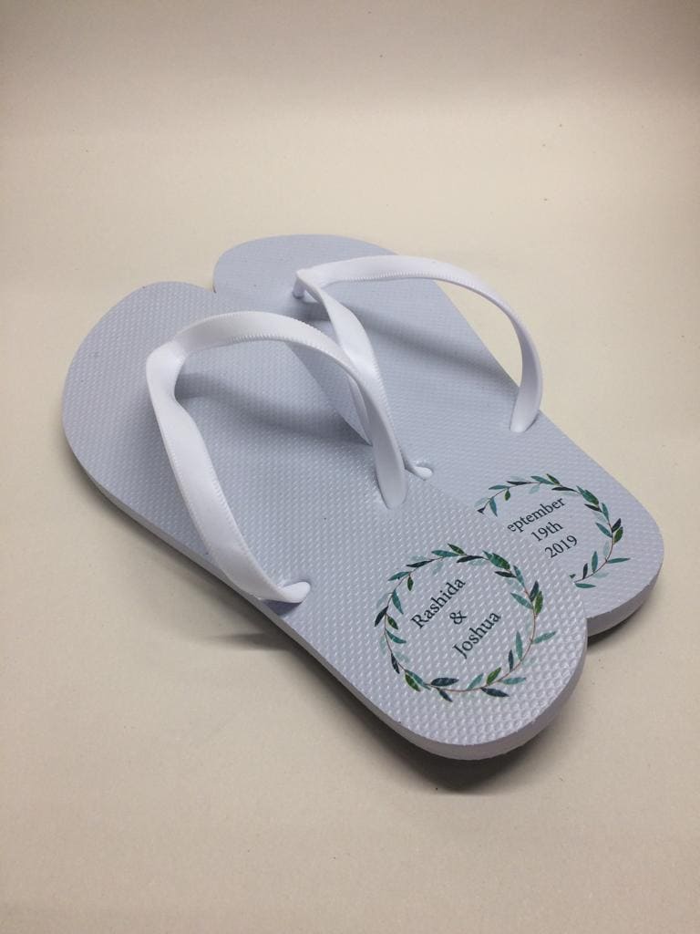 1 Personalised Flip Flops